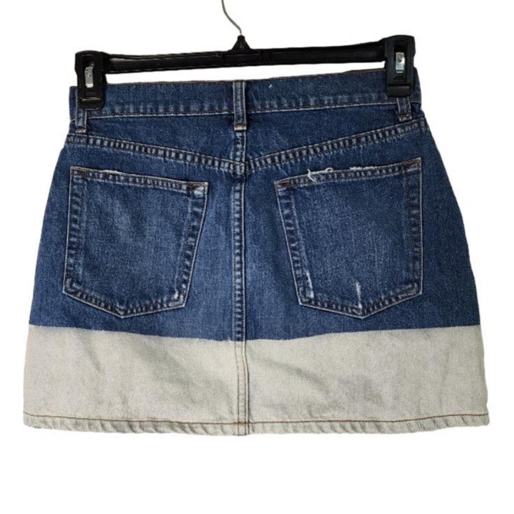 Reformation Ella Jean Denim Blue Skirt Size 26